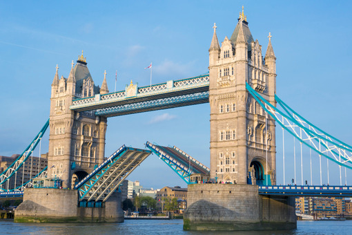 Iconic Tower Bridge in London, UK, a historic symbol with subtle hints of potential car recovery scenarios